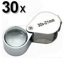 Loupe Triplet Poche 30 X 21 Pour Philathelie Numismatique Bijouterie Horlogerie