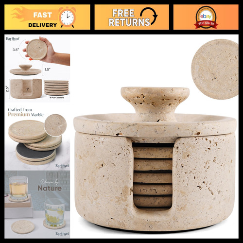 Set travertine marble - of,
