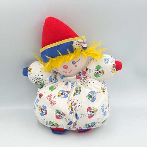 Ancien doudou clown blanc - ancien,