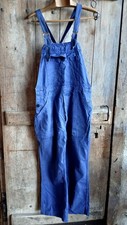 Salopette ancienne bleu de