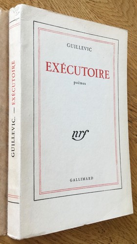 Guillevic exécutoire - :, «exÉcutoire »