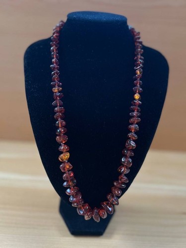 Ancien collier chaîne ambre