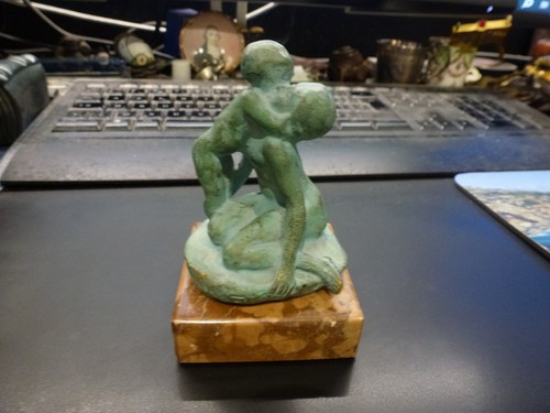 Mère enfant bronze france - et,