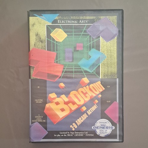 Electronic arts blockout sega - electronic,