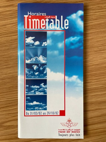 Royal air maroc timetable - royal,