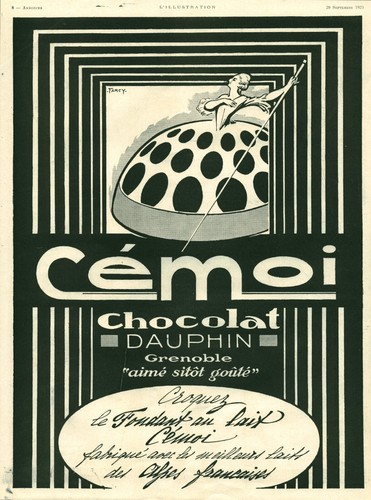 Publicité ancienne chocolat