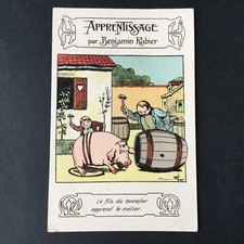 CPA Ancienne BENJAMIN RABIER Apprentissage Carte Postale Antique Postcard