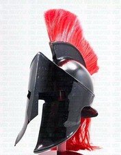 Casque spartiate noir roi