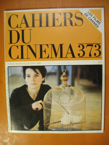 Cahiers cinéma 373 du - n°,