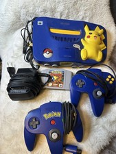 Nintendo 64 Pokémon Stadium Pikachu Édition Limitée Console PAL N64 - Chi