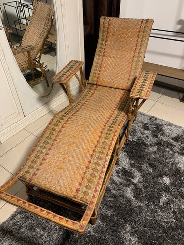 Chaise longue ancienne - , en