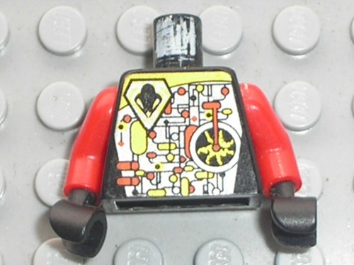 Lego black torso space ufo - space,