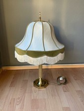 Lampe De Table Schulz & Adam Hocker En Laiton Style Anglais - 78 Cm