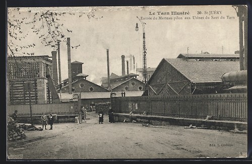 Cpa juéry entrée du - st-juéry,,