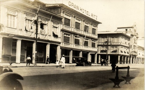 Colombia town street scene - colombia,