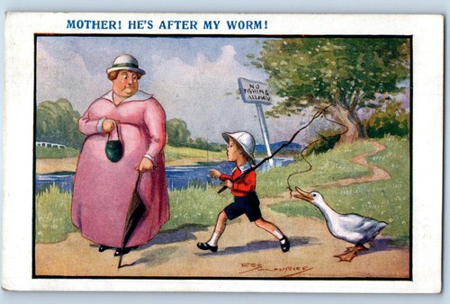 C1910 risque boy mother s - risque,