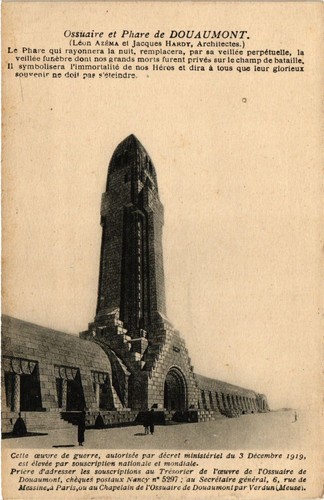 Cpa militaire ossuaire et - ak,