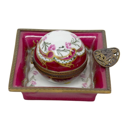 Encrier faïence porcelaine - en,