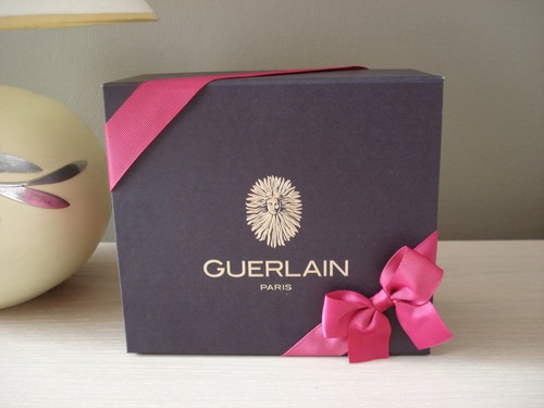 Boite carton marron guerlain - marron,
