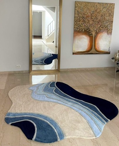 Tapis laine fait main - laine,