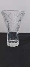 Vase cristal d'Arques décor papillons