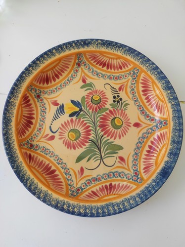 Grand plat creux faience - en,