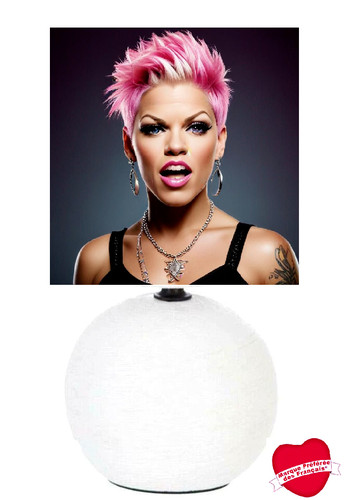 Lampe chevet chenteuse pink - de,