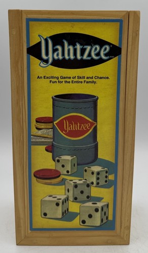 Yahtzee wooden box parker - box,