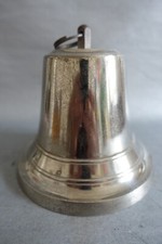 Cloche en bronze  argenté
