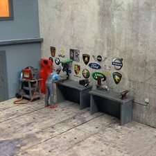 Diorama service voiture - de,