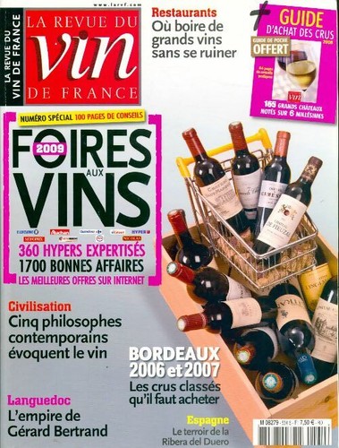 Revue vin de france - la,