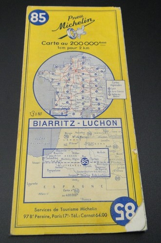 Ancienne carte routière - carte,