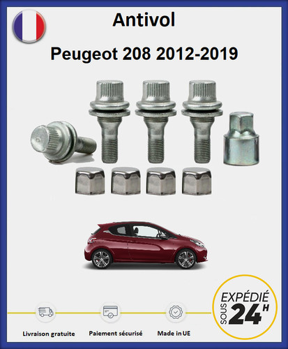 Ecrous antivol roues - ecrous,