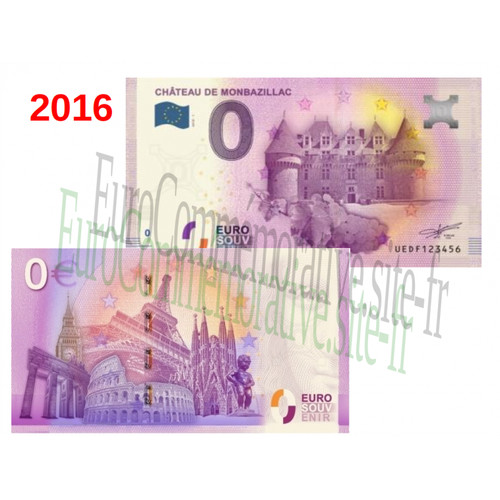 Billet souvenir 2016 france - billet,