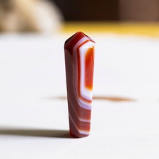 Pointe obélisque CORNALINE 5 cm Pierre naturelle Reiki Énergie