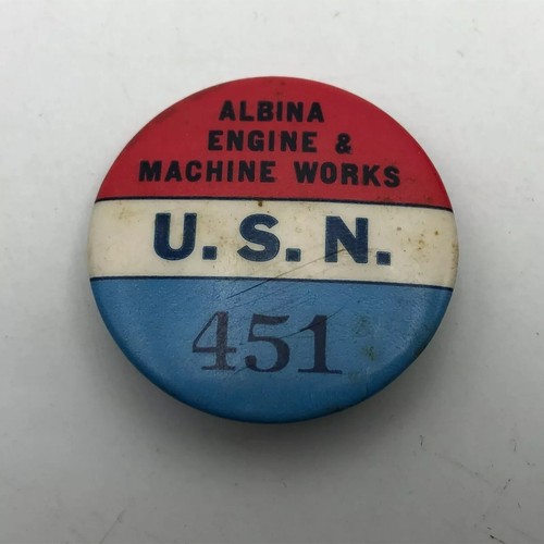 Usn albina pinback - usn,