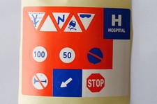 NOREV ANCIEN AUTOCOLLANTS POUR