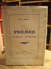 Henri Mugnier Poèmes les Imprécises - les Ensoleillées 1913