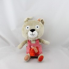 Doudou lapin beige rouge poule OXYBUL FNAC EVEIL - 20762