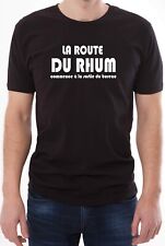 T-shirt homme drôle. La route