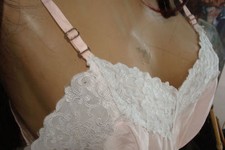 CHEMISE DE NUIT 1920 SOIE ET DENTELLE