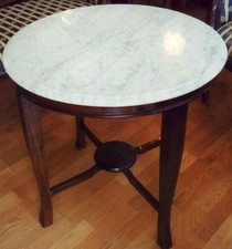 MARBRE BOIS PRÉCIEUX TABLE