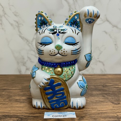 Tirelire bleue maneki neko - bleue,