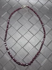 collier en perle de grenats du
