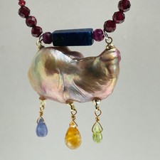 collier en perle baroque
