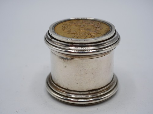 Rare boite argent massif et - massif,