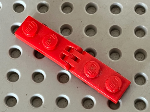 Charnière lego vintage rouge - charnière,