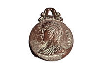 ANCIENNE MÉDAILLE BRONZE GREC DELPHI PENSE BÊTE TROMBONE PRESSE PAPIER DE BUREAU