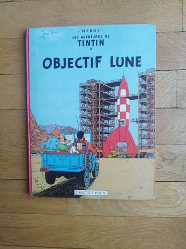 Tintin objectif lune - lune, de