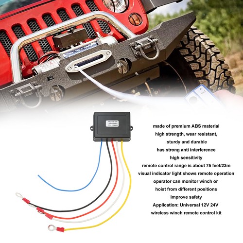 12v 24v wireless - winch, remote